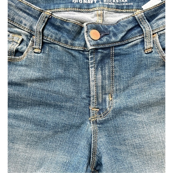 Old Navy Rockstar Skinny Distressed Jeans Size 2 - Picture 6 of 7